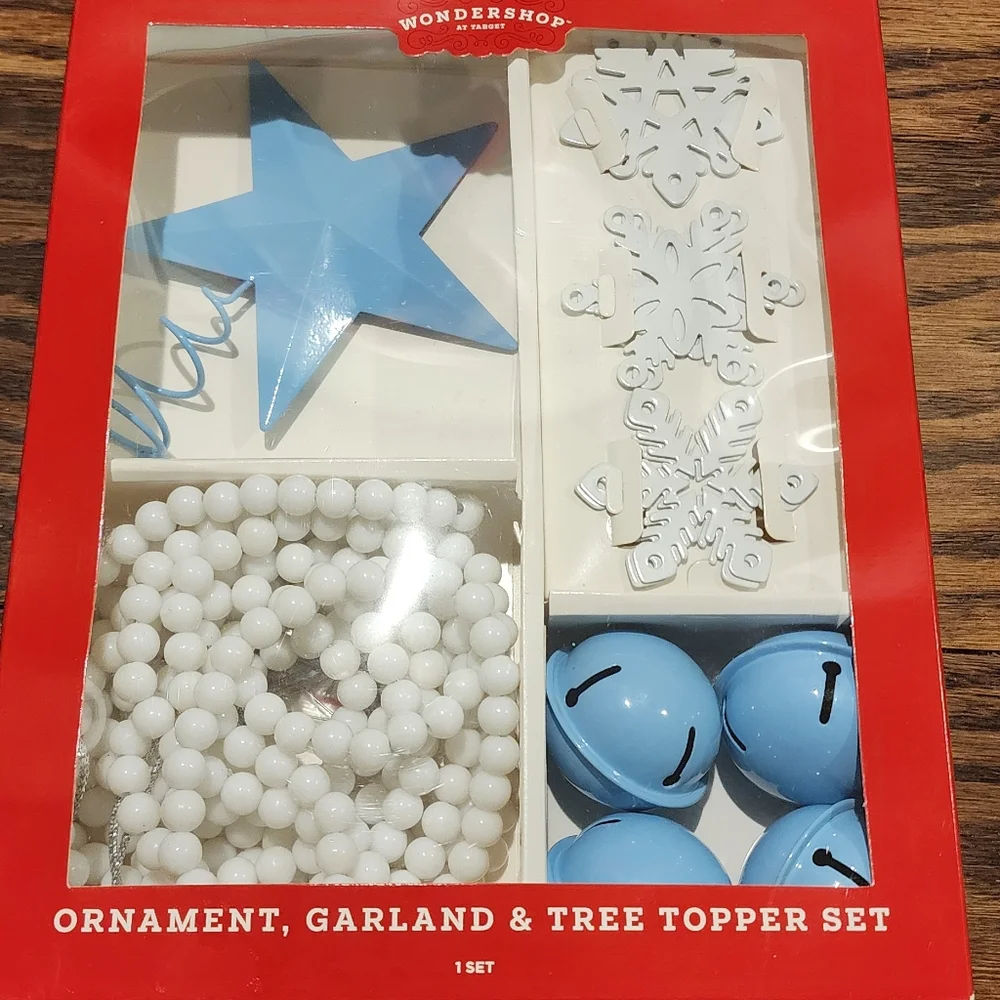 Target Wondershop Ornament Garland & Tree Topper